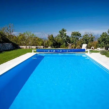 Stone With Pool, Large Yard, Sea View, Complete Privacy - By Traveler Tourist Agency Krk - Id 2216