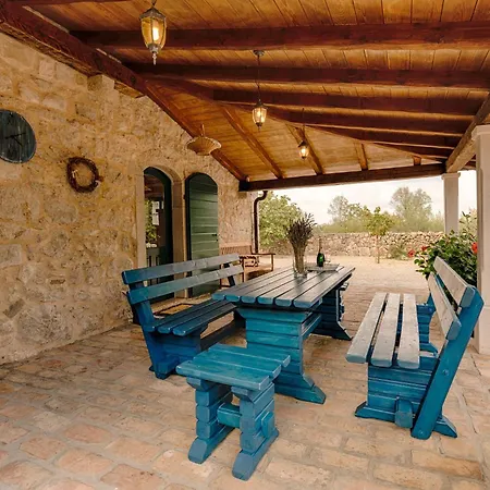 Villa Stone With Pool, Large Yard, Sea View, Complete Privacy - By Traveler Tourist Agency Krk - Id 2216