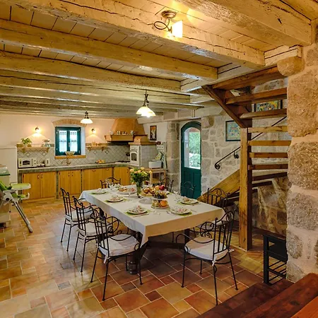 Stone With Pool, Large Yard, Sea View, Complete Privacy - By Traveler Tourist Agency Krk - Id 2216 Villa *