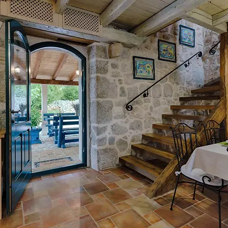 Stone With Pool, Large Yard, Sea View, Complete Privacy - By Traveler Tourist Agency Krk - Id 2216 Villa