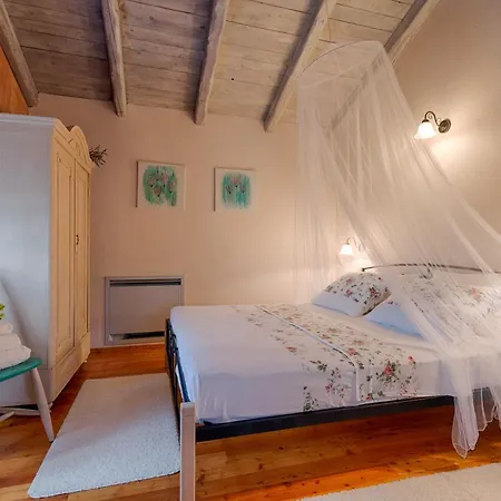 Stone With Pool, Large Yard, Sea View, Complete Privacy - By Traveler Tourist Agency Krk - Id 2216 Strilčići