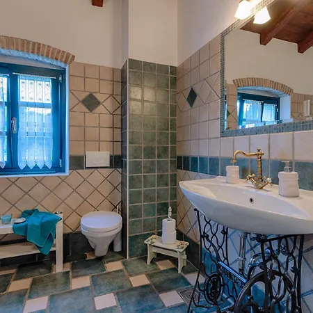 Stone With Pool, Large Yard, Sea View, Complete Privacy - By Traveler Tourist Agency Krk - Id 2216 Strilčići